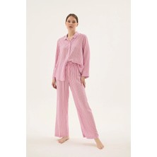 Sevim 17542 Kadın Düğmeli Pijama Takım