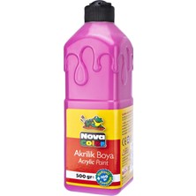  nova color nc-390 akrilik boya pembe 500 gr.