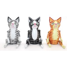 MiraLive Ahşap Sallanan Kedi
