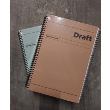  keskin color not defteri 17x24 cm 80 yaprak çizgili hafif kağıt sert karton kapak draft 410521-99 (6 lı paket)