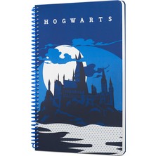  mabbels harry potter hogwarts spiralli not defteri lacivert 80 yaprak kareli 17x24cm dft-388425