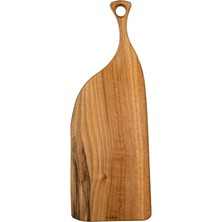 Hakiki Doğal Ceviz Kesme ve Sunum Tahtası 46 cm | El Yapımı