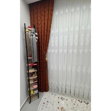 Nivemes Home Nivemeshome 4528 Asel 1/3 Pileli Tül Perde Apm