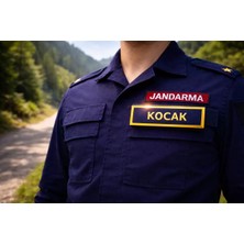 Outdoor One Jandarma Asayiş Askeri İsimlik Çırtlı Üniforma İçin – Hızlı Teslimat 013