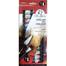  van dyck yağlı boya seti 12 ml 12 renk vd-384600