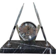  mermer masa seti büyük saat no:433