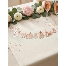 Parti Adresi Bride To Be Kaligrafi Banner Asılabilir  Bekarlığa Veda Parti Süsü Rose Gold