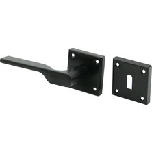 Krm 4 Takım Pratik 2019 Oda Siyah Rozetli Oda Kapı Kolu (5047) Krm