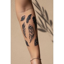 Dövme Kutusu Karma Tüy Modelleri Dövme - Yarı Kalıcı / 1 Ay Kalıcı Tattoo