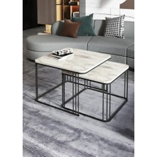 Savita Home Alize Ikili Orta Sehpa - 48 cm
