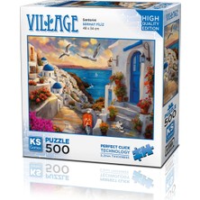  ks games puzzle 500 parça santorini