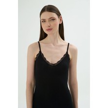 Sevim 17868 Kadın Ince Askılı Kısa Gecelik