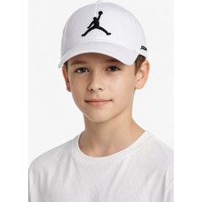 Trend Bebe Butik Erkek Çocuk Şapkası Basketbol Sembollü Cırt Cırtlı Erkek Çocuk Şapka