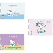 Keskin Color Hello Kitty And Friends Spiralli Resim Defteri 17X25 15 Yaprak 300115-13 (Karışık Renk 1 Adet)