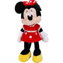 Sunman Oyuncak Peluş Minnie Kırmızı Elbiseli 38 Cm