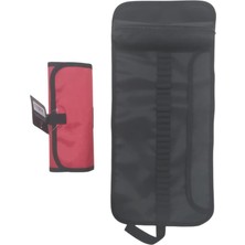 Kağan Kalemlik Spiral Lastikli Kalem Çantası Kırmızı Spr02