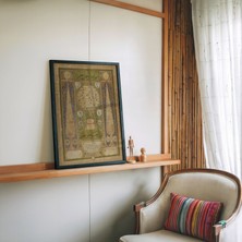 Pegziz Hilye-I Şerif Çerçeveli Dini Tablo Islami Duvar Tablosu