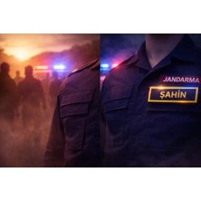 Outdoor One Jandarma Asayiş Askeri İsimlik Çırtlı Üniforma İçin – Hızlı Teslimat 012