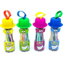 Globox Keçeli Kalem Figürlü Kutu 12 Renk