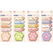  gıpta sticky notes 20 yaprak yapışkanlı not kağıdı pati desenli k0114 (48 li stand)