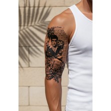 Dövme Kutusu Scarface Tony Montana Dövmesi – The World Is Yours Tasarımı 1 Ay Kalıcı & Yarı Kalıcı Dövme