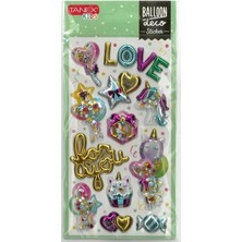  tanex balon-4 serisi etiket sticker tnx-26004