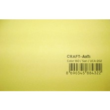  craft and arts fon kartonu 160 gram 50x70cm sarı (100 lü paket)