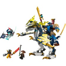  lego oyuncak nınjago rogue’un robot ejderha binicisi 8 yaş ve üzeri çocuklar ıçin 4 minifigür ıçeren yaratıcı oyuncak yapım seti 584 parça 71843