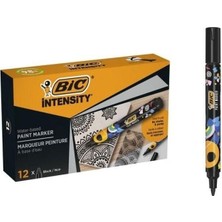 Bic İntensity Paint Marker Kalem Siyah 527477 (12 Li Paket)