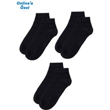Kiğılı 3'lü Pamuklu Esnek Spor Çorap Seti