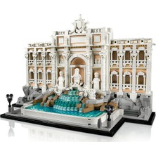  lego oyuncak architecture trevi çeşmesi yetişkinler ıçin koleksiyonluk seyahat hatırası yapım seti 1880 parça 21062