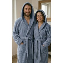 Battal Boy Geniş Kalıp %100 Pamuk Kadın &erkek Bornozu