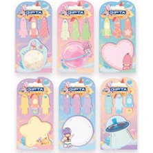  hopax sticky notes 20 yaprak yapışkanlı not kağıdı space 70x70 4 desen k0122 (48 li stand)