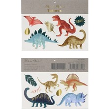 Meri Meri - Dinosaur Tattoos - Dinozor Geçici Dövme - L