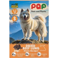 Pets And Plants Doğal Köpek Ödül Maması Pap Dana Akciğer Sakat Et 80 G