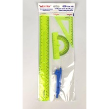  yıldızlar elastik çizim takımı 30 cm pergelli 166