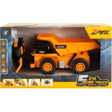  sunman oyuncak ış makinesi 1/24 uzaktan kumandalı damperli kamyon f/f ışıklı 5ch 3.7v.usb 40mhz.