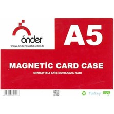  önder a5 magnetli afiş muhafaza kabı asetat