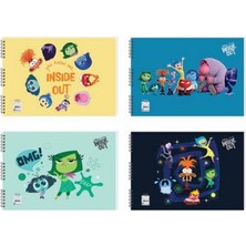  keskin color ters yüz spiralli resim defteri 17x25 15 yp 300115-18 karışık renk 1 adet