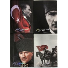 Liz Ofset Kuşe Atatürk Kapak İvory Günlük Ajanda 17X24Cm