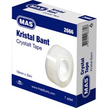  mas kristal bant 19 mm x 33 metre kutulu 2666 (8 li paket)