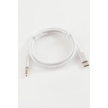 Zero Land Storozal Type C To 3,5 Aux Audio - Beyaz