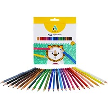  adel kuru boya kalemi karton tam boy 24 renk 2112 365001