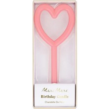 Meri Meri - İnce Kalp Mum