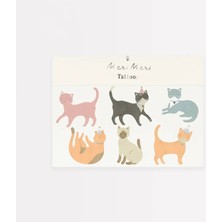 Meri Meri - Cat Temporary Tattoos - Kedi Geçici Dövmeler (x2)