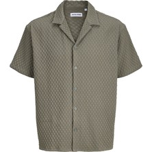 Jack & Jones Büyük Beden Resort Yaka Kisa Kollu Gömlek - Sean