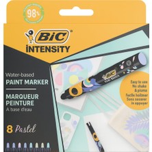 Bic İntensity Paint Marker Kalem 8 Renk Pastel Tonlar 527429