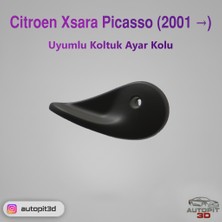 AutoPit 3D Citroen Xsara Picasso (2001 →) Uyumlu Koltuk Ayar Kolu Sağ Taraf