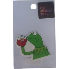  ekstrafix yapışkanlı sudan etkilenmeyen sticker the sticker story kurbağa tss0168 (1 adet)