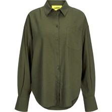 JJXX Dusty Olive Kadın / Kız Jxjamıe Breeze Summer Ls Shırt Wvn Sn Model Kodu: 12269668DUSTY Oliv